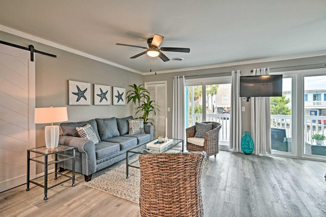 Surfside Beach Couples Retreat With Balcony! شاطئ ميرتل المظهر الخارجي الصورة