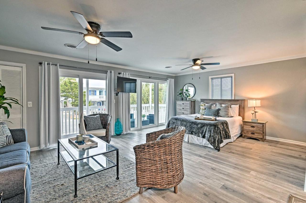 Surfside Beach Couples Retreat With Balcony! شاطئ ميرتل المظهر الخارجي الصورة